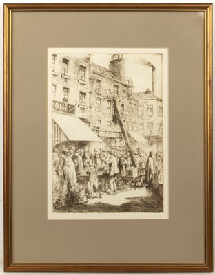 Lot 80 - William Monk (1863-1937) 'Westminster Abbey',...