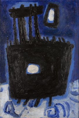 Lot 372 - John Christoforou (1921-2014) Blue, circa 1959...