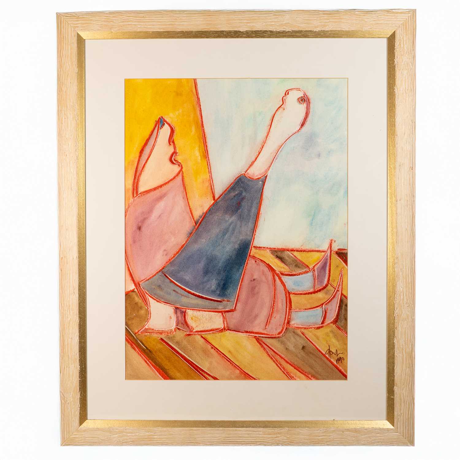 Lot 96 - Albert Louden (b.1943) Two Figures, 1990...