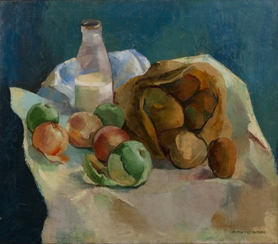 Lot 381 - Anna Mayerson (1906-1984) Apples and Milk...