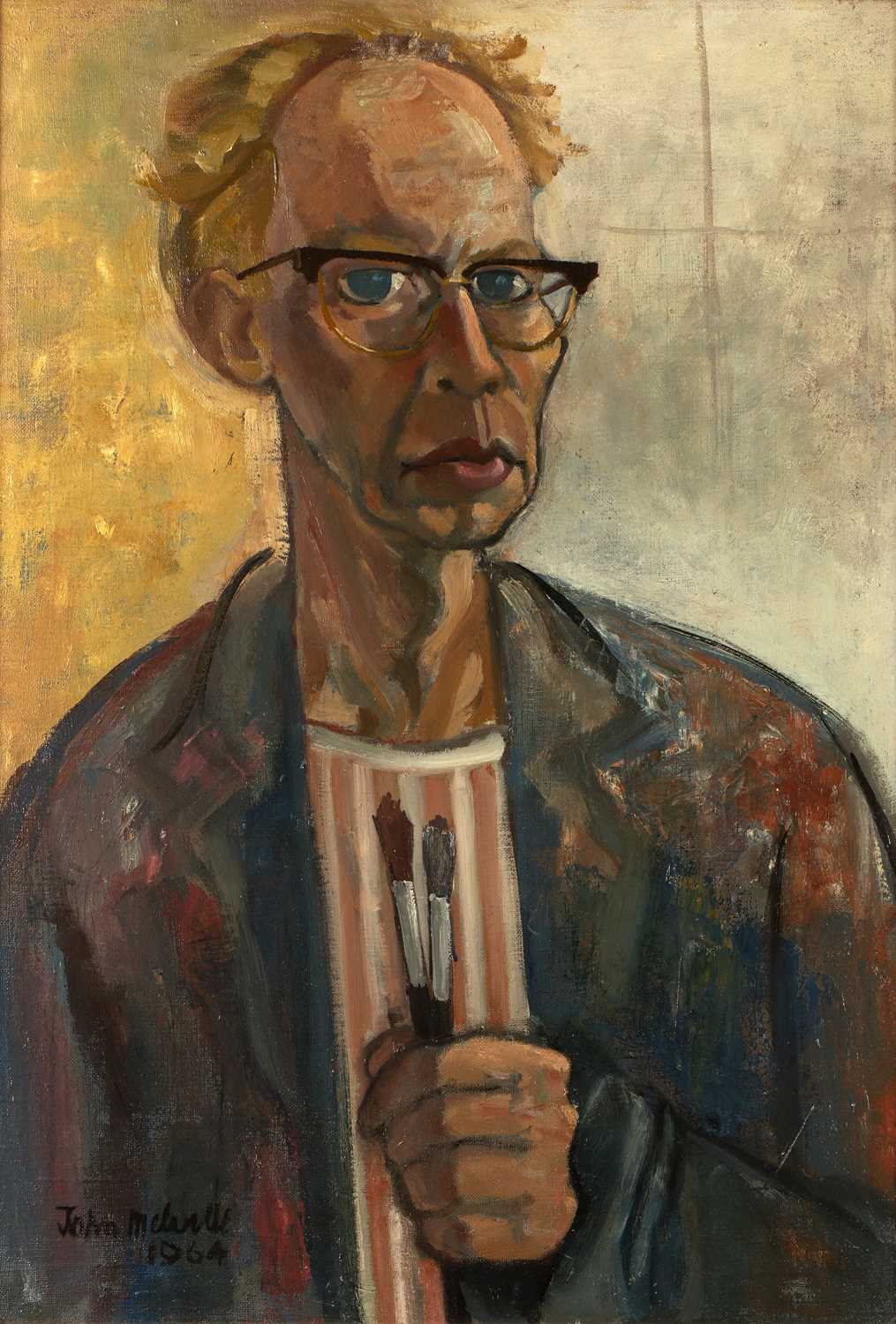 Lot 50 - John Melville (1902-1986) Self Portrait, 1964...