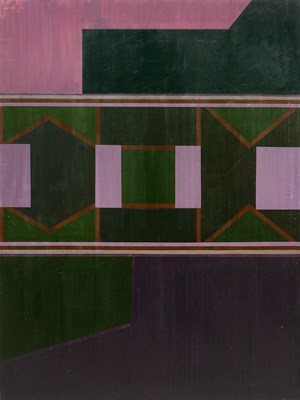 Lot 60 - Theodore Mendez (1934-1997) Purple Composition,...