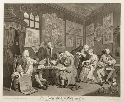 Lot 98A - William Hogarth Marriage a la Mode, plates...