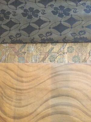 Lot 485 - Scroll watercolour painting Japanese, 19th...