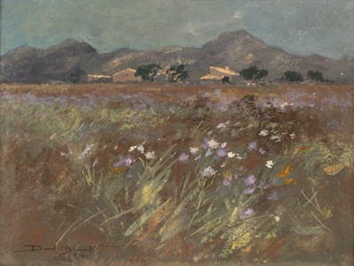 Lot 490 - David Mynett (1942-2013) 'May - Evening Light,...