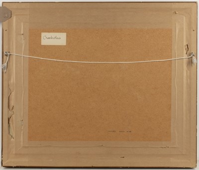 Lot 491 - Frank Sherwin (1896-1985) A wooded area with...