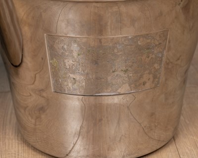 Lot 516 - A pair of Laurent-Perrier Champagne steel ice buckets