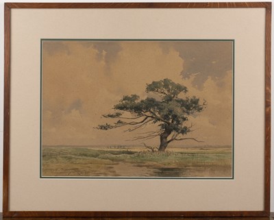 Lot 126 - Cyril Boler (1895-1978) 'Landscape with tree',...