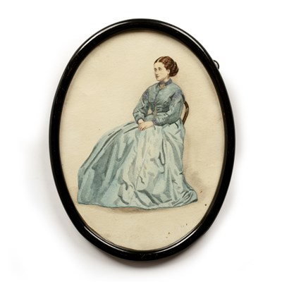 Lot 547 - 19th century English school Portrait of Mary...