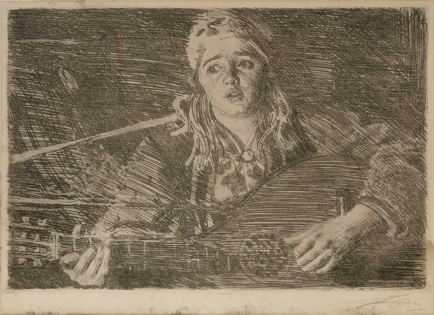 Lot 27 - Anders Zorn (1860-1920) OLS Maria, 1919,...