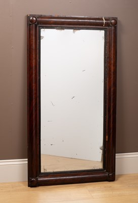 Lot 225 - A William IV rectangular wall mirror