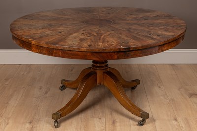 Lot 242 - An early Victorian breakfast table, the top...