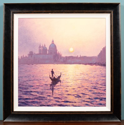 Lot 269 - Reynolds (Contemporary school), 'Sunset in Venice'