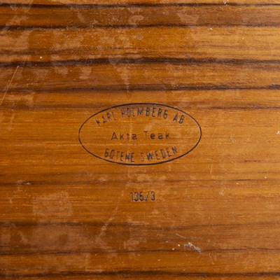 Lot 128 - Collection of Danish wooden trays Consisting...