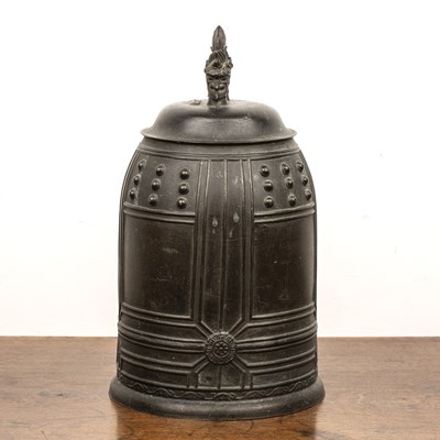 Lot 429 - Buddhistic bronze temple bell (Bonsho)...