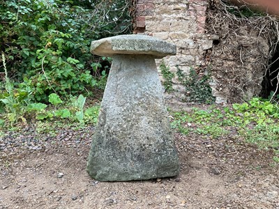 Lot 1218 - An old staddle stone