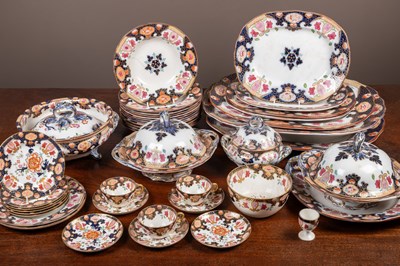 Lot 402A - An Ironstone Imari patterned dinner service