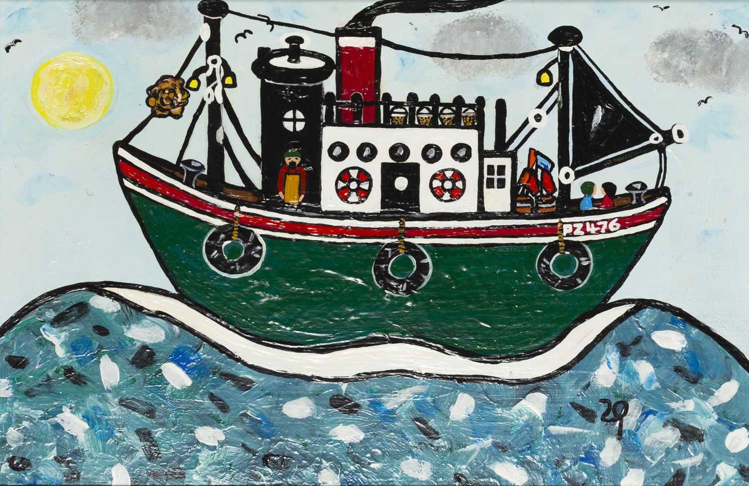 Lot 114 - Joan Gillchrest (1918-2008) Fishing Boat...