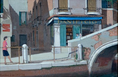 Lot 436 - Gordon Davies (1926-2007) Ponte del Squartai,...