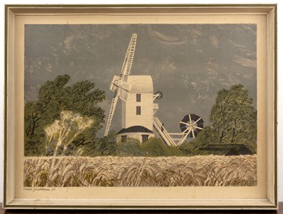 Lot 234 - David Gentleman (b.1930) 'Saxted Mill', print,...