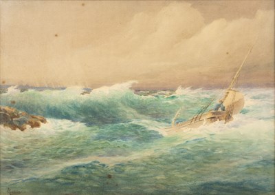 Lot 179 - C Leslie (19th Century School) 'Untitled boat...