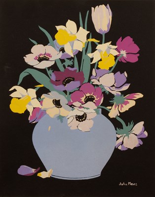 Lot 236 - John Edmund Mace (1889-1952) 'Vase of flowers',...