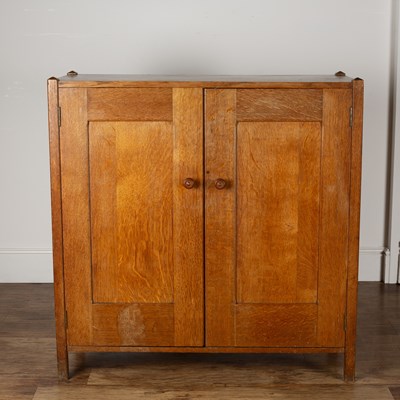 Lot 3 - Heals cupboard Oak, design number '348', with...