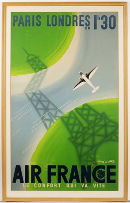 Air France Poster, Roger de Valerio