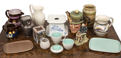 Lot 309 - Group of pieces to include six Poole Pottery...