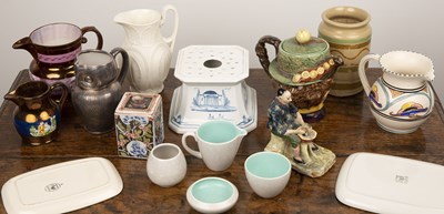 Lot 309 - Group of pieces to include six Poole Pottery...
