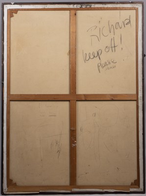 Lot 10 - Jane Bond (1939), 'Standing male nude', oil on...