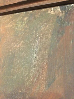 Lot 10 - Jane Bond (1939), 'Standing male nude', oil on...