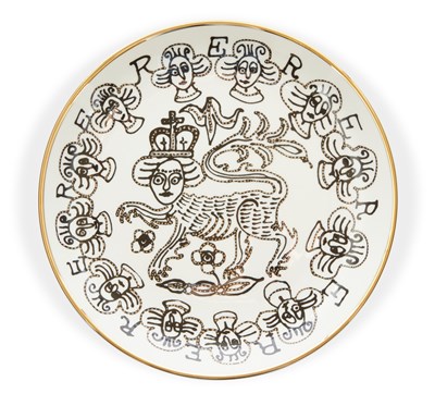 Lot 679 - Grayson Perry (b.1960) Lion Queen Plate...