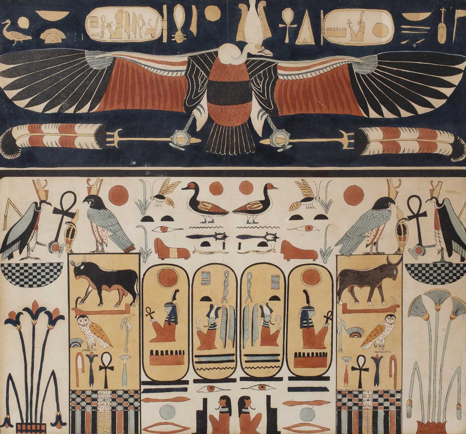 Lot 29 - An early 20th century print depicting Egyptian...