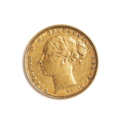 Lot 131 - A Victorian gold sovereign dated 1882