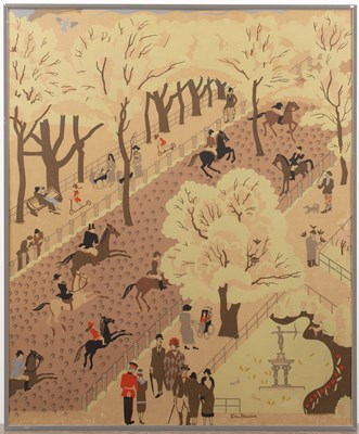 Lot 273 - Edward Bawden (1903-1989) 'Hyde Park, London',...