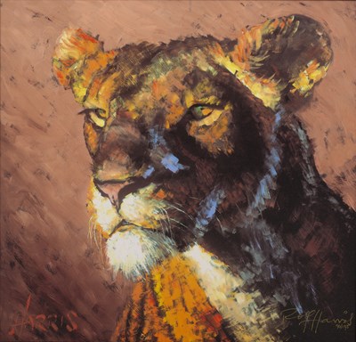 Lot 214 - Rolf Harris (1930-2023) 'Lioness', limited...