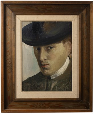 Lot 244 - Ervin Bossányi (1891-1975) Self Portrait, Aged...