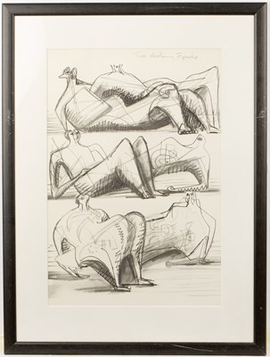 Lot 11 - Henry Moore (1898-1986) Two Reclining Figures,...