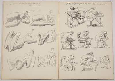 Lot 140 - Henry Moore (1898-1986) Heads, Figures, and...