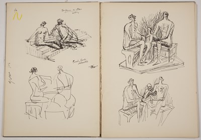 Lot 140 - Henry Moore (1898-1986) Heads, Figures, and...