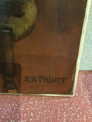 Lot 225 - Rene-Xavier Prinet (1861-1946) A seated lady...