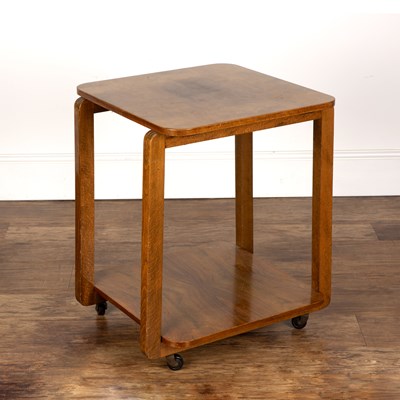 Lot 76 - Art Deco Walnut, occasional table, having a...