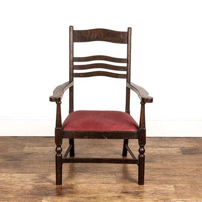 Lot 50 - Rayswi of Harrogate Arts and Crafts, armchair...