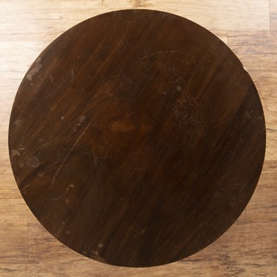 Lot 33 - Aesthetic movement Mahogany, circular topped...