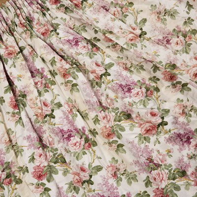 Lot 136 - A Sanderson floral fabrics to include various '...