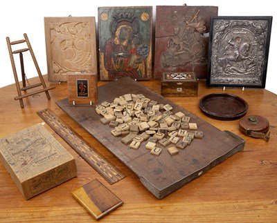 Lot 313 - Group of pieces to include a possibly 19th...