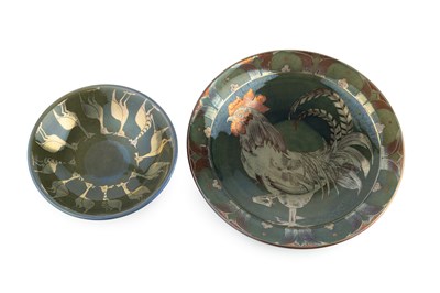 Lot 595 - Jonathan Chiswell Jones (b.1944) Large dish...