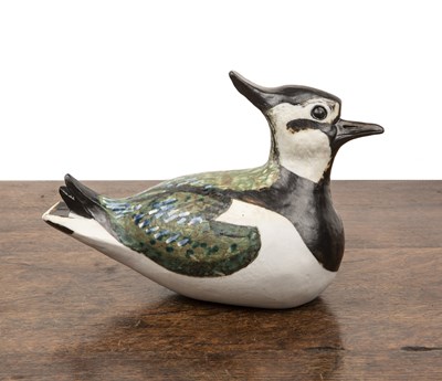 Lot 333 - Janet Hamer (1932-2014) 'Lapwing', studio...