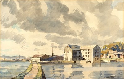 Lot 310 - Norman Janes (1892-1980) Tide Mill, Isle of...